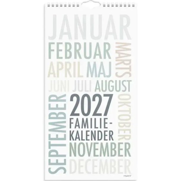 Mayland 27066190 Familiekalender TrendArt
