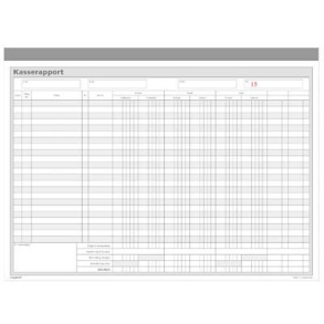 Mayland 300 x 210 mm kasserapport