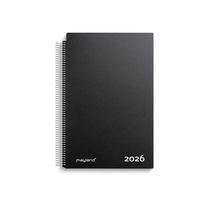 Aftalekalender 2026 1-dag sort 26220000