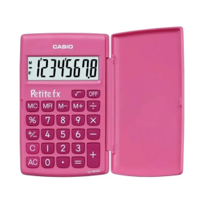 Casio LC401LV lommeregner pink