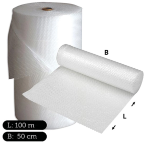 BOBLEFOLIE RULLE 50CMX150M GENANVENDT 