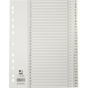 Register A4 Plast 1-31