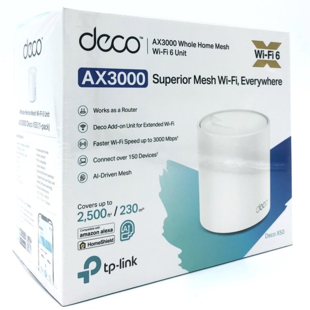 TP-Link Deco X50  Wi-Fi-system Desktop 1 enhed