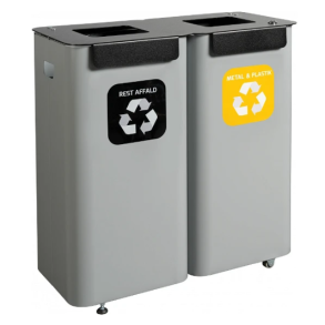 Modulspande affaldssortering 2x70L