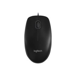 Logitech B110 Optisk kablet mus sort