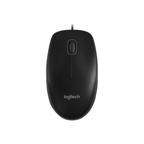 Logitech B110 Optisk kablet mus sort