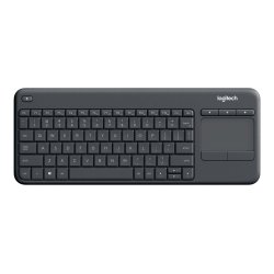 Logitech K400 plus sort tastatur med TouchPad