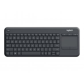 Logitech K400 plus sort tastatur med TouchPad