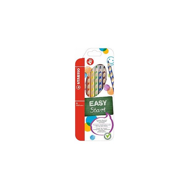Stabilo Easycolor hjre 6stk