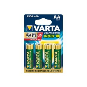 Varta AA genop. batteri 4 stk