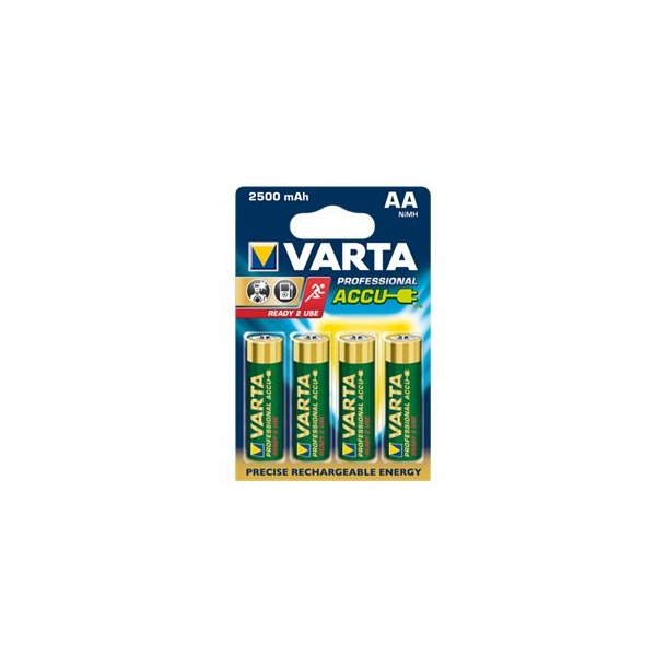 Varta AA genop. batteri 4 stk