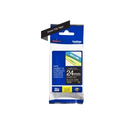 Tape BROTHER TZE355 24mm hvid p sort