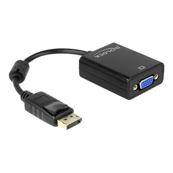 Delock Displayport 1.2 til VGA adapter