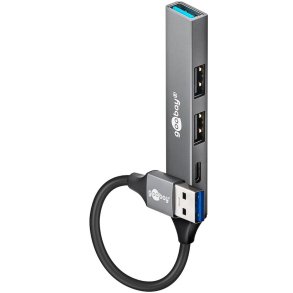 Goobay Slim 4-ports USB 3 Hub