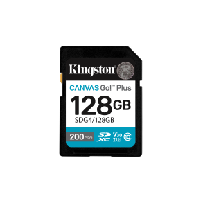 Kingston Canvas Go! Plus 128 GB SDXC Video klasse V30 SDG3/128GB