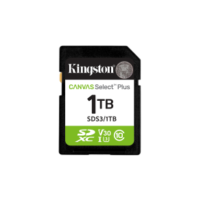 Kingston Technology Canvas Select Plus Gen3 SD 1TB 150 MB/s