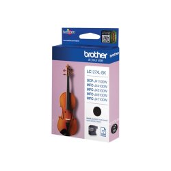 Blkpatron BROTHER LC127XLBK sort