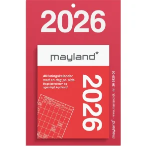 Mayland 26242000 afrivningskalender 10x6,5cm