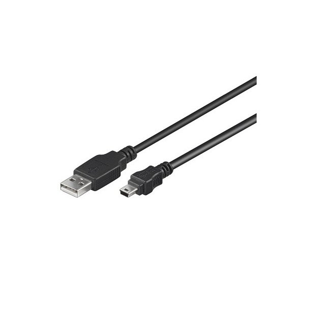 USB2 A han til Mini B  han 1,5 meter 