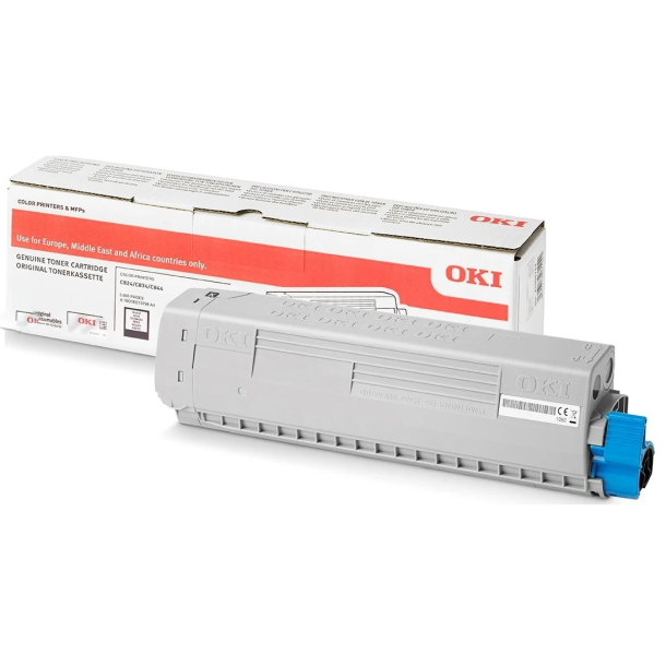 OKI C824 Sort Toner 5000 sider 47095704