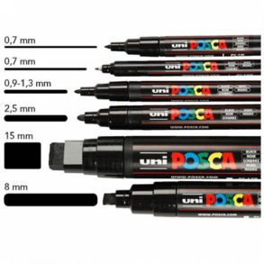 Uni Posca PC1MR metallic bl