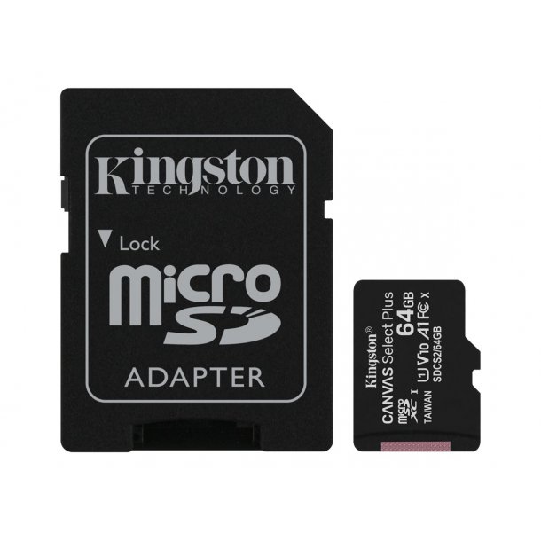 Kingston Canvas Select Plus microSDXC A1 64 gb sdcs2