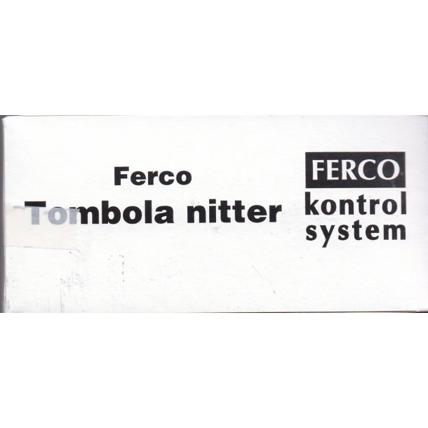 Ferco Tombola nitter 100 stk