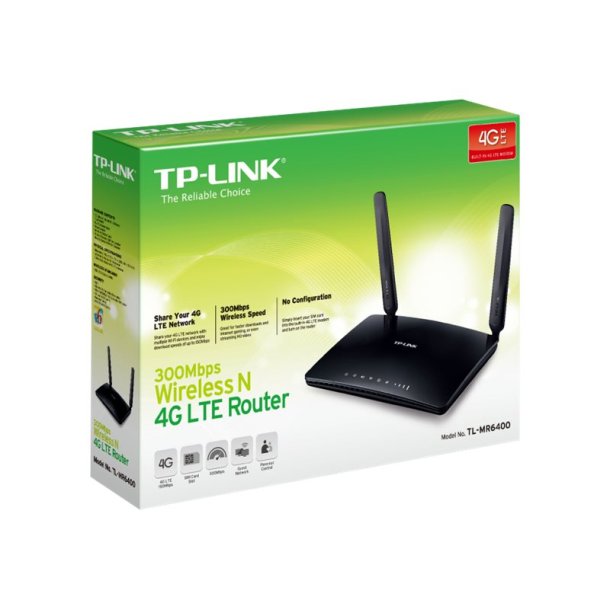 TP-Link TL-MR6400 4G LTE Router (mobil bredbnd)