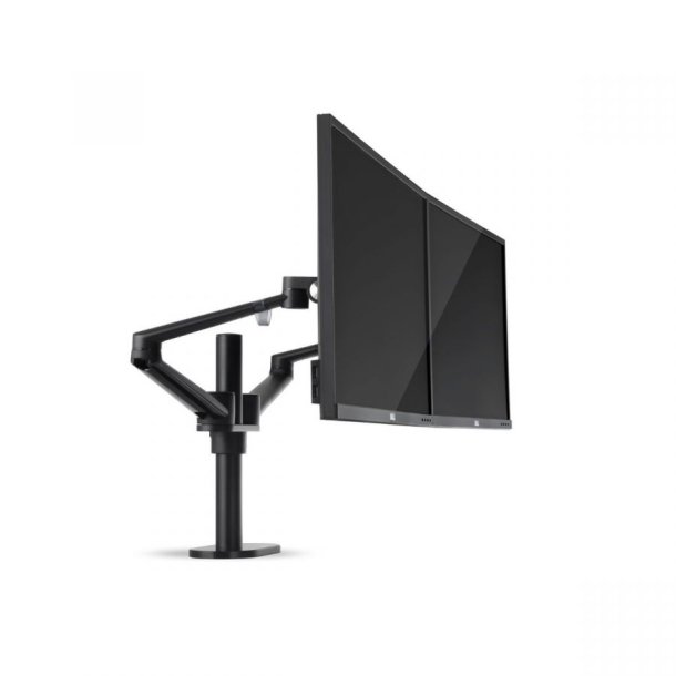 WERGON - Titan - Justerbar Dual LCD / Monitor skrm holder/arm - til 2 skrme Max 32" - Sort