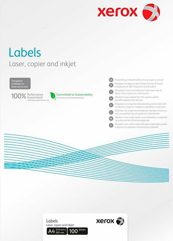 Xerox 105x36mm labels 100stk - Adresseetiketter - Kontorbutikken.dk ApS