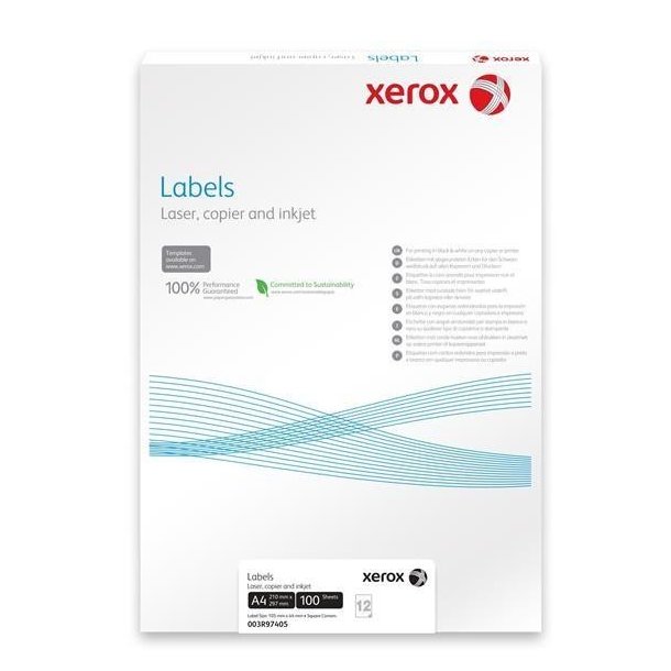 Xerox 38,1x21,2mm labels 65/ark