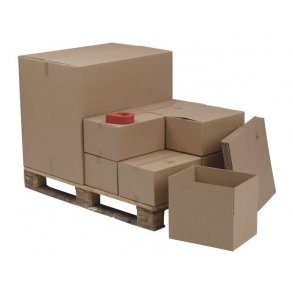 Bølgepapkasse 2-lag - 370-500mm